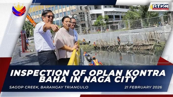 Bicol (inspection): Sagop Creek, Barangay Triangulo, Naga City