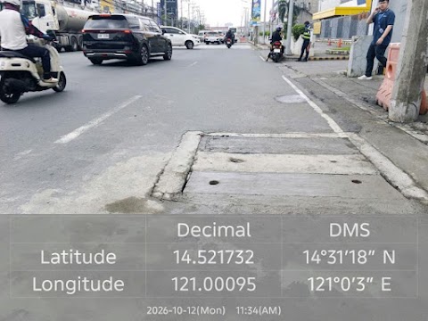 SMDEO - Repair of manhole cover along Domestic road Pasay City