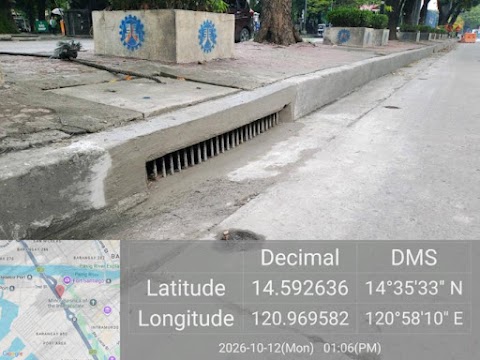 SMDEO - Repair/upgrading of catch basin along Bonifacio Drive near 8th St. Port Area Manila