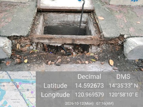 SMDEO - Repair/upgrading of catch basin along Bonifacio Drive near 8th St. Port Area Manila
