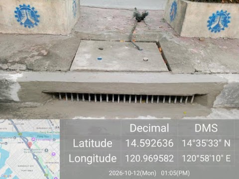 SMDEO - Repair/upgrading of catch basin along Bonifacio Drive near 8th St. Port Area Manila